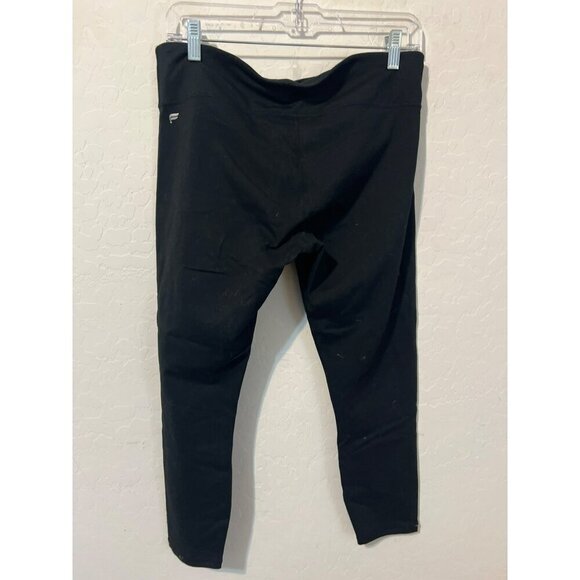 Fabletics Sz M Black Yoga Leggings Soft Black - Picture 3 of 7
